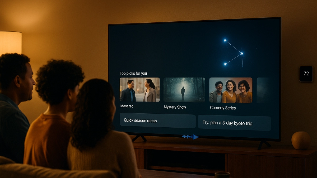 Google TV Gets Gemini AI: Voice, Recaps, Reviews