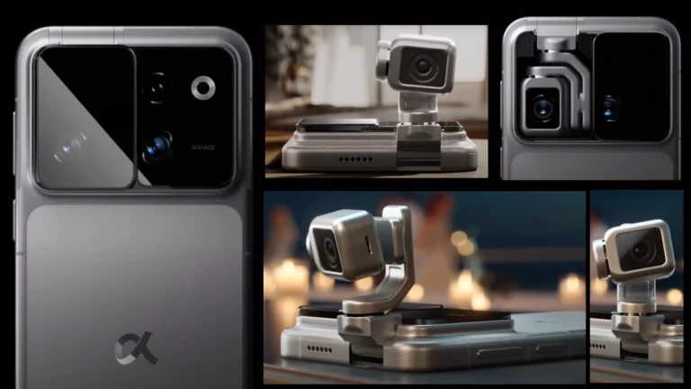 Honor Robot Phone with motorized gimbal camera arm