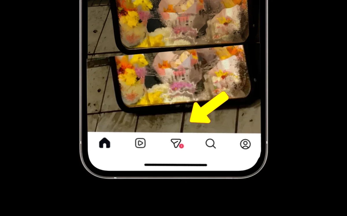 Instagram UI concept with Reels and DMs highlighted as primary tabs.
