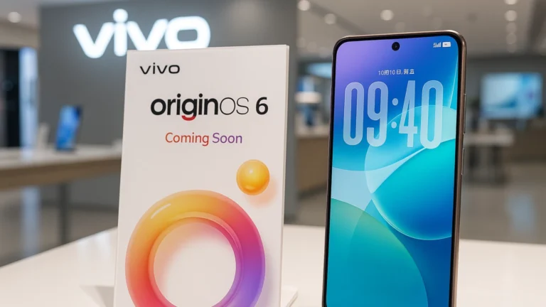 vivo OriginOS 6 new UI design with AI features and Android 16 base.